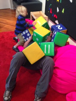 Family area at the Dunedin Public Art Museum